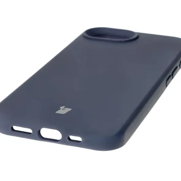 Silikonowe etui Bizon Soft Case do Apple iPhone 16e ciemnoniebieskie