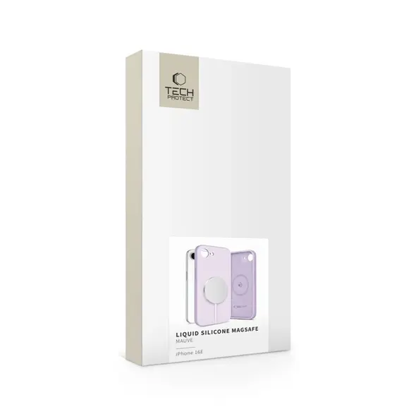 Etui Tech-Protect Liquid Silicone MagSafe Apple iPhone 16e Mauve