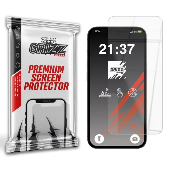 Szkło hybrydowe GrizzGlass HybridGlass do Apple iPhone 16e