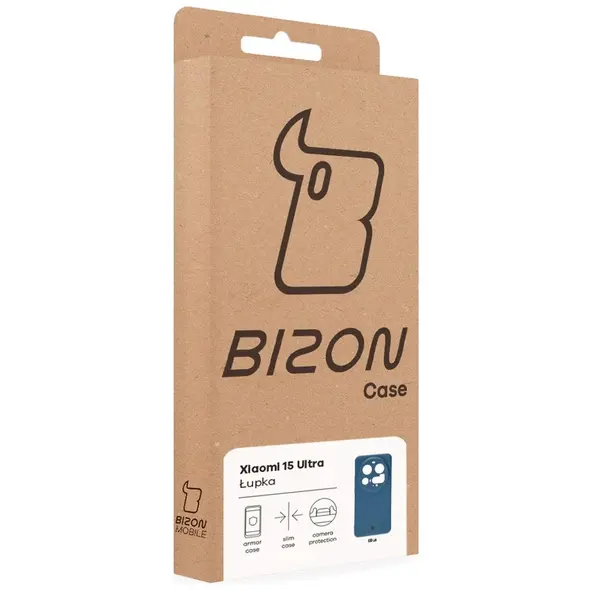 Etui Bizon Case Łupka do Xiaomi 15 Ultra niebieskie