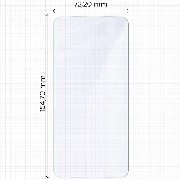 Elastyczne szkło hybrydowe Bizon Glass Mule do Samsung Galaxy S25 Edge