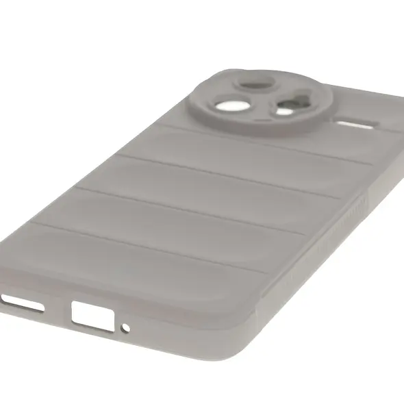 Pancerne etui Bizon Case Tur do Xiaomi Poco F7 Ultra jasnoszare