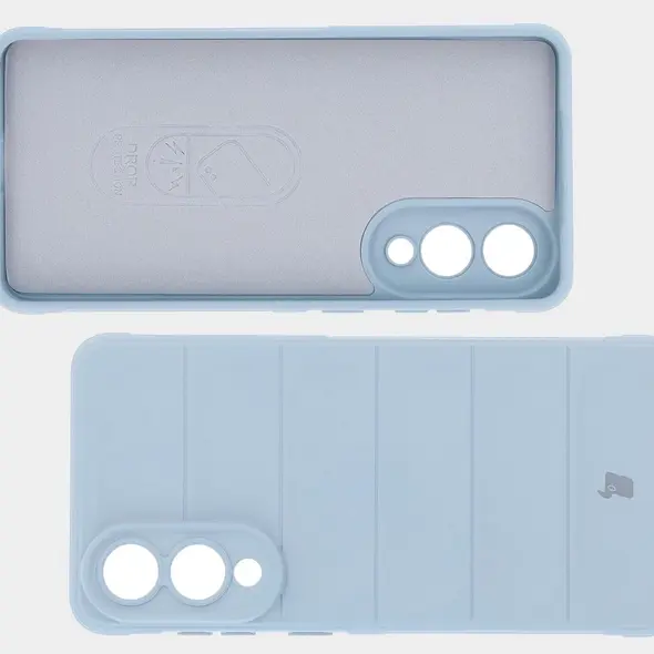 Pancerne etui Bizon Case Tur do Samsung Galaxy S25 Edge jasnoniebieskie