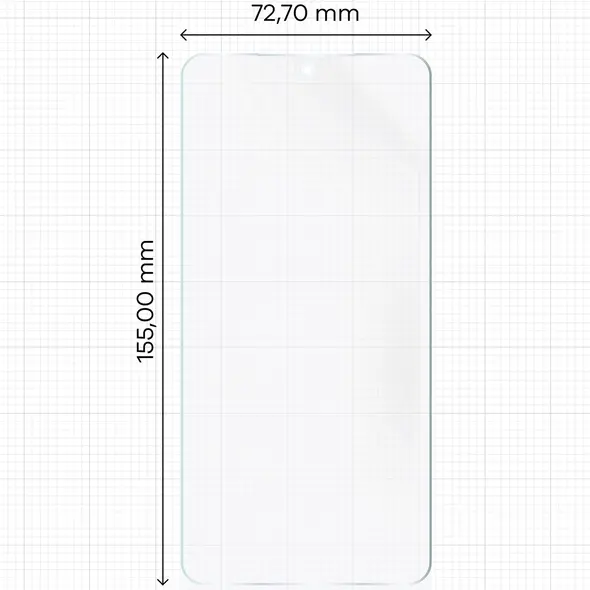 Folia matowa Bizon Glass Film Sun do Samsung Galaxy S25 Edge [2 PACK]