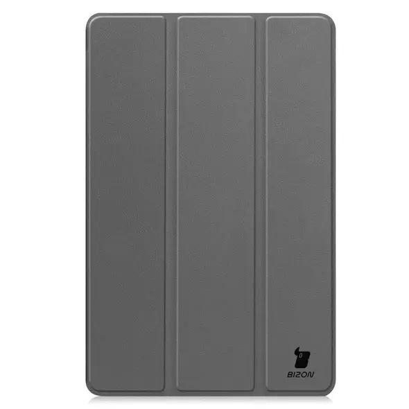 Etui z klapką Bizon Case Tab Croc do Samsung Galaxy Tab S10 FE+ Plus szare
