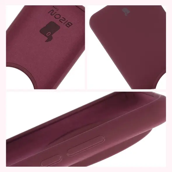 Silikonowe etui Bizon Soft Case do Xiaomi 15 Ultra ciemnofioletowe