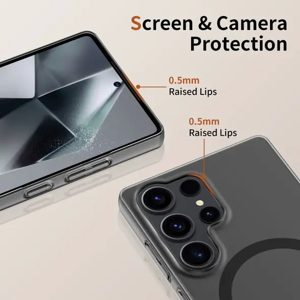 Etui Tech-Protect Magslim MagSafe Samsung Galaxy S25 Edge Matte/black