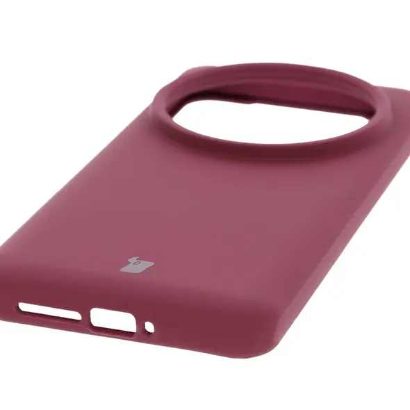 Silikonowe etui Bizon Soft Case do Xiaomi 15 Ultra ciemnofioletowe