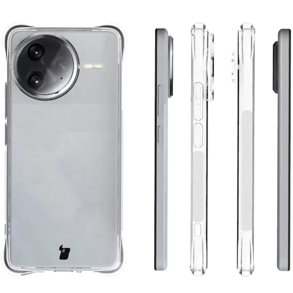 Elastyczne etui Bizon Case Salpa do Xiaomi Poco F7 Ultra przezroczyste