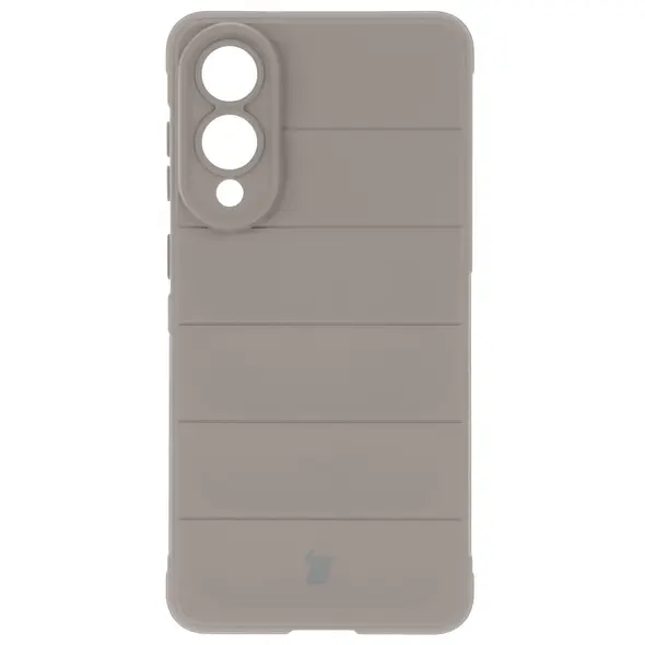 Pancerne etui Bizon Case Tur do Samsung Galaxy S25 Edge jasnoszare