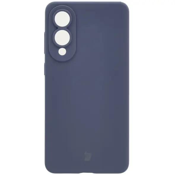 Silikonowe etui Bizon Soft Case do Samsung Galaxy S25 Edge ciemnoniebieskie