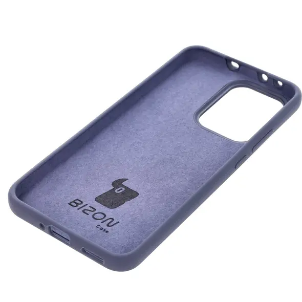 Silikonowe etui Bizon Soft Case do Oppo Reno13 Pro ciemnoniebieskie