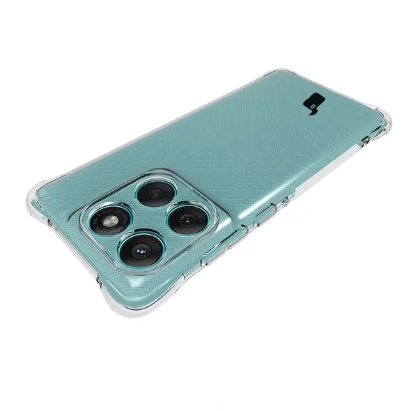 Etui + 2x folia na ekran Bizon Case Clear Pack do Motorola Edge 60 Fusion / Edge 60
