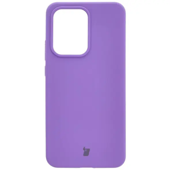 Silikonowe etui Bizon Soft Case do Oppo Reno13 Pro fioletowe