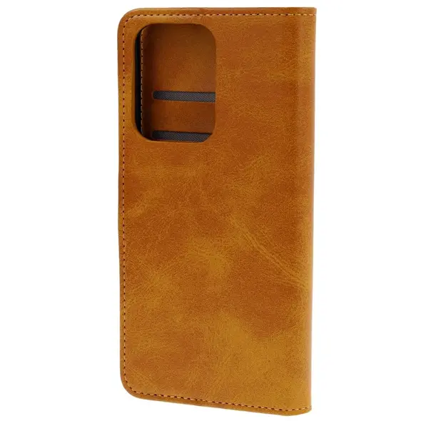 Etui z klapką Bizon Case Pocket do Oppo Reno13 Pro brązowe