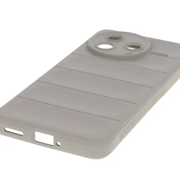 Pancerne etui Bizon Case Tur do Xiaomi Poco F7 Pro jasnoszare