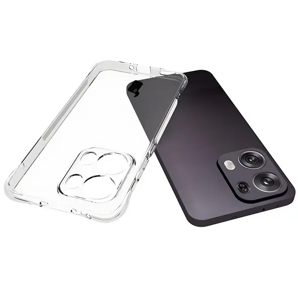 Elastyczne etui Bizon Case Salpa do Oppo Reno13 Pro przezroczyste