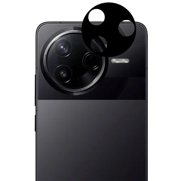 2x szkło na ekran + 1x na aparat Bizon Edge 2 Pack do Xiaomi Poco F7 Pro