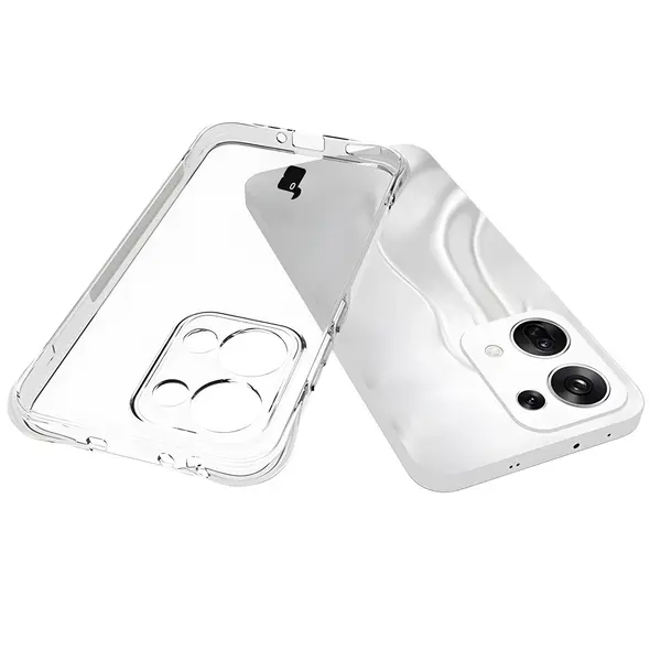 Elastyczne etui Bizon Case Salpa do Oppo Reno13 przezroczyste