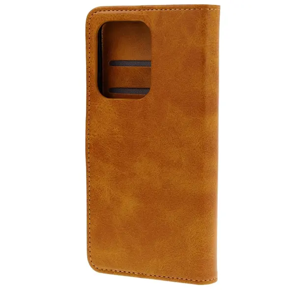 Etui z klapką Bizon Case Pocket do Oppo Reno13 brązowe
