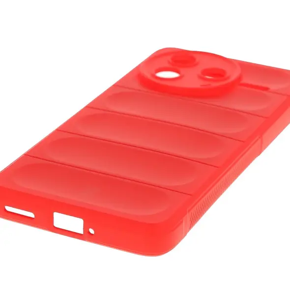 Pancerne etui Bizon Case Tur do Xiaomi Poco F7 Pro czerwone