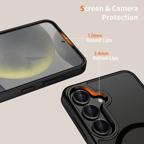 Etui Tech-Protect Magmat MagSafe do Xiaomi Poco F7 5G Black/clear