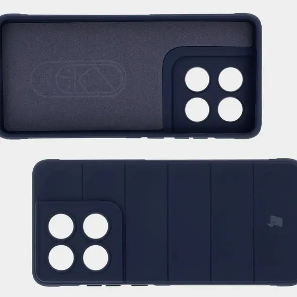 Pancerne etui Bizon Case Tur do Motorola Edge 60 Fusion / Edge 60 granatowe
