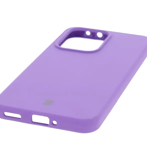 Silikonowe etui Bizon Soft Case do Oppo Reno13 fioletowe