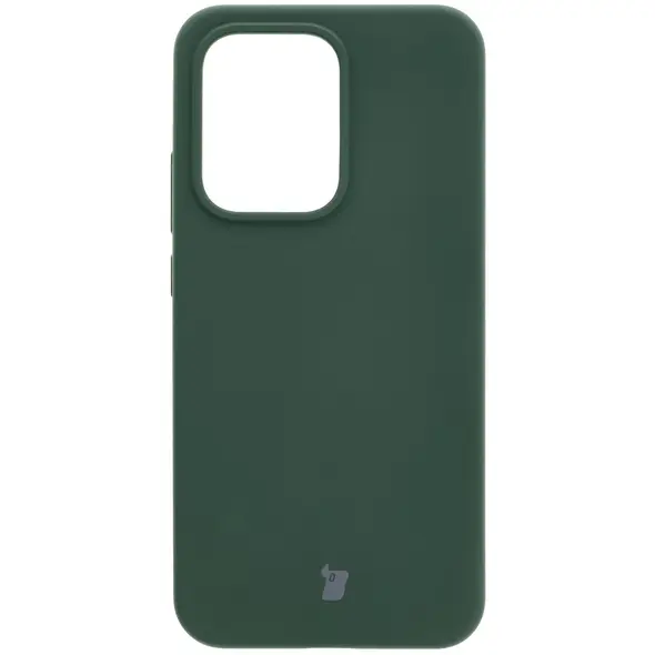 Silikonowe etui Bizon Soft Case do Oppo Reno13 ciemnozielone