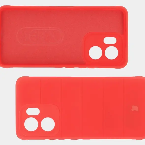 Pancerne etui Bizon Case Tur do Oppo Reno13 F czerwone