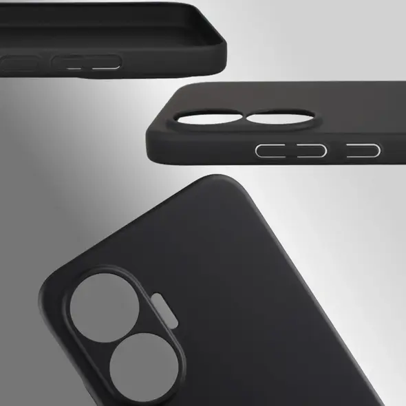 Etui Bizon Case Łupka do Xiaomi POCO F7 czarne