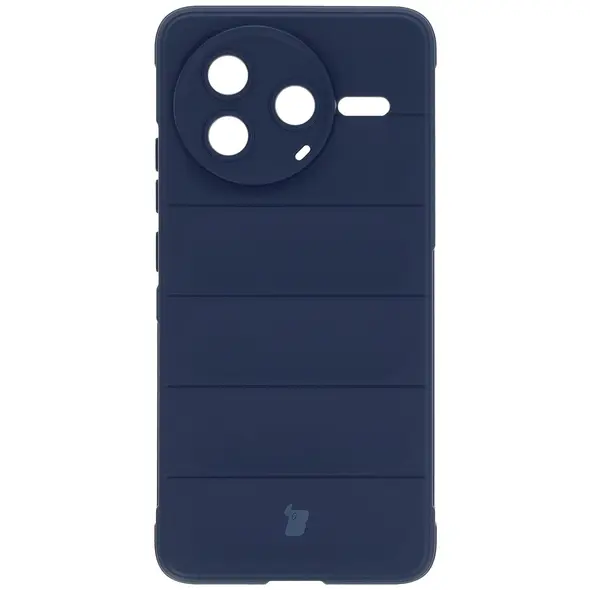 Pancerne etui Bizon Case Tur do Xiaomi Poco F7 Pro granatowe