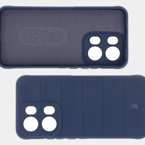 Pancerne etui Bizon Case Tur do Oppo Reno13 Pro granatowe