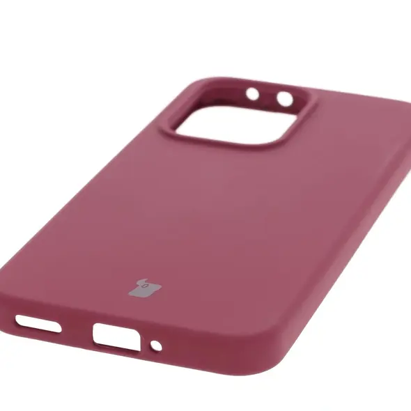 Silikonowe etui Bizon Soft Case do Oppo Reno13 ciemnofioletowe