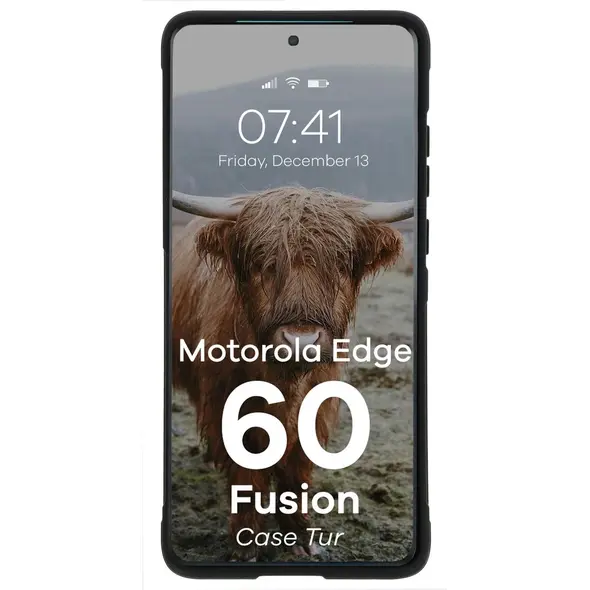 Pancerne etui Bizon Case Tur do Motorola Edge 60 Fusion / Edge 60 czarne