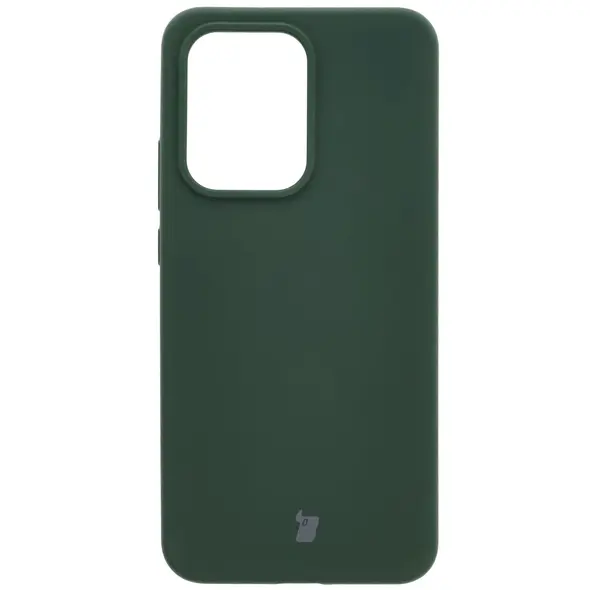 Silikonowe etui Bizon Soft Case do Oppo Reno13 Pro ciemnozielone