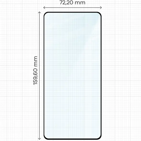 Szkło hartowane Bizon Glass Edge 2 do Asus Zenfone 12 Ultra czarna ramka