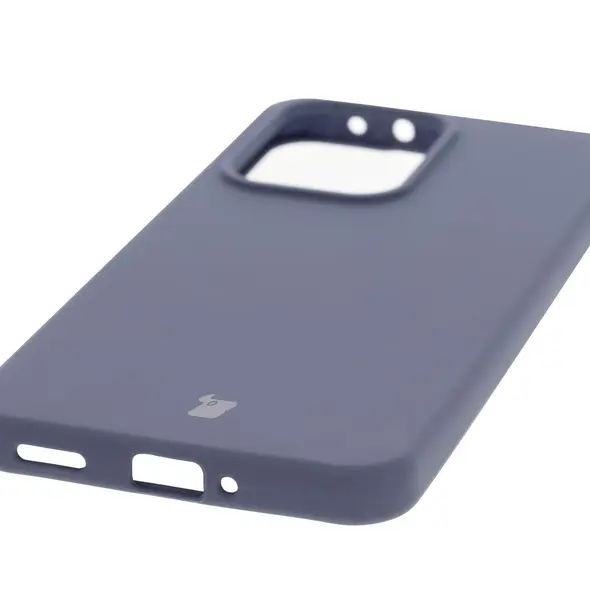 Silikonowe etui Bizon Soft Case do Oppo Reno13 Pro ciemnoniebieskie