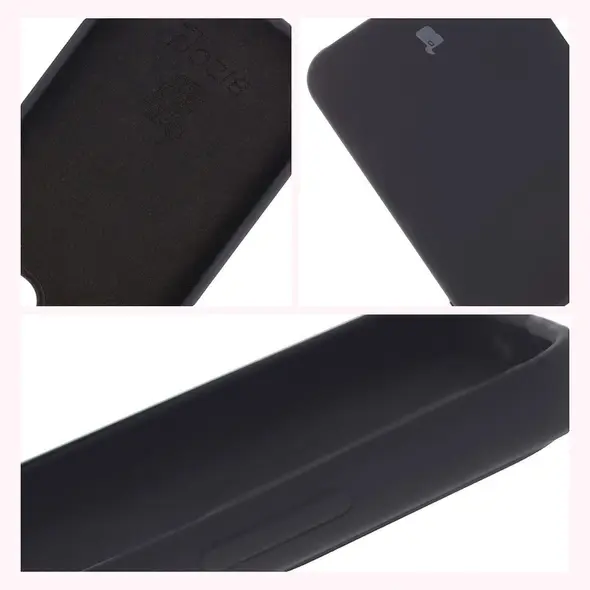 Silikonowe etui Bizon Soft Case do Oppo Reno13 czarne