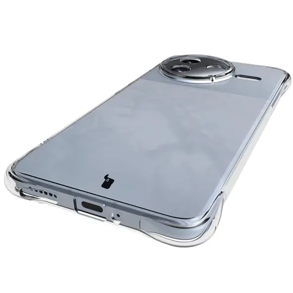 Elastyczne etui Bizon Case Salpa do Xiaomi Poco F7 Pro przezroczyste