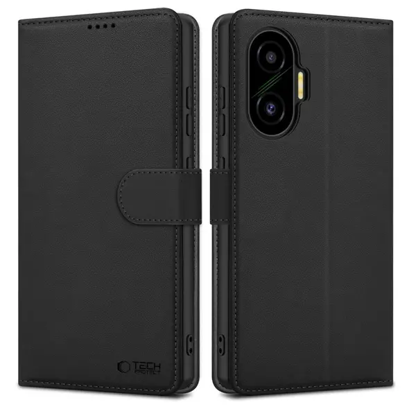 Etui z klapką Tech-Protect Wallet Xiaomi Poco F7 5G Black
