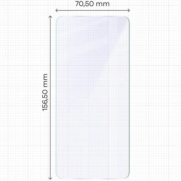 Elastyczne szkło hybrydowe Bizon Glass Mule do Nothing Phone (3a)
