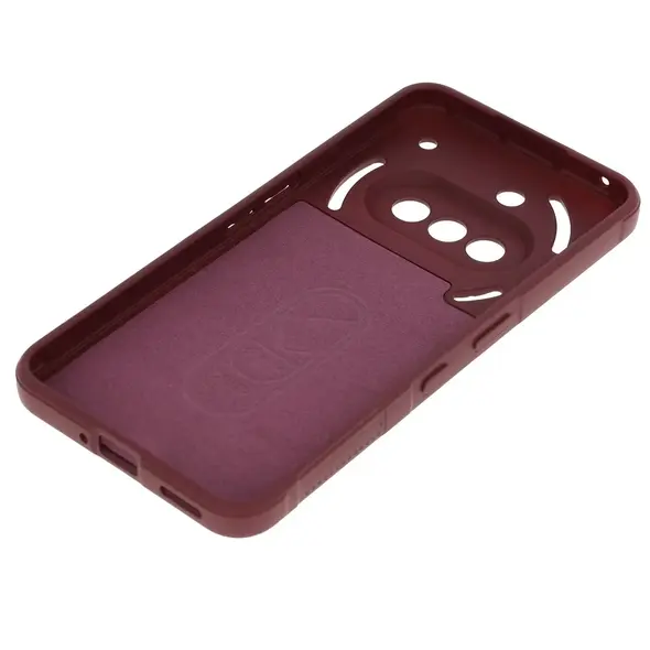 Pancerne etui Bizon Case Tur do Nothing Phone (3a) burgundowe