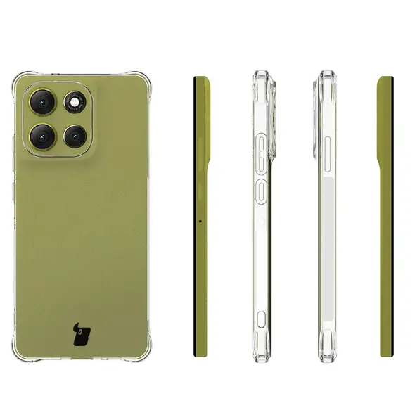 Elastyczne etui Bizon Case Salpa do Motorola Moto G86 5G przezroczyste