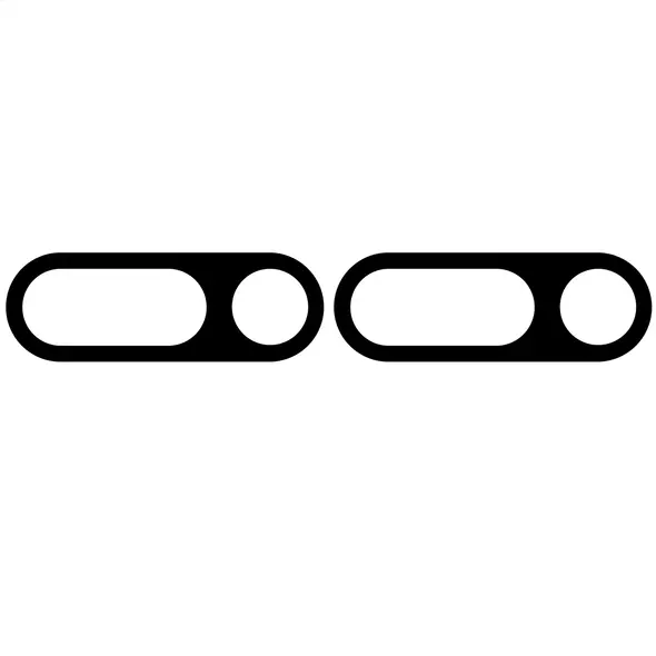 Szkło na aparat Bizon Glass Silk Lens do Nothing Phone (3a) [2 PACK]
