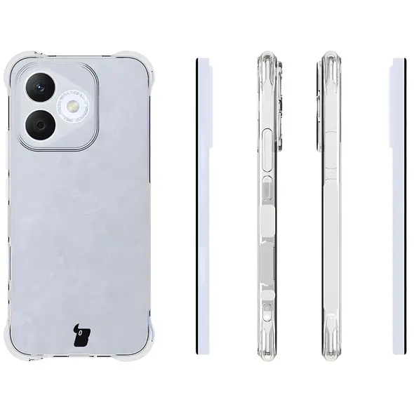Elastyczne etui Bizon Case Salpa do Honor 400 Lite 5G przezroczyste
