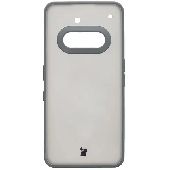 Etui Bizon Case Angelo do Nothing Phone (3a) półprzezroczyste z szarą ramką