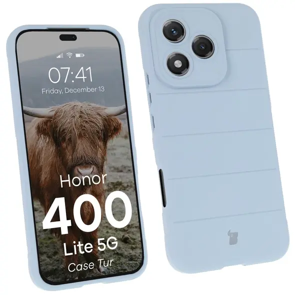 Pancerne etui Bizon Case Tur do Honor 400 Lite 5G jasnoniebieskie