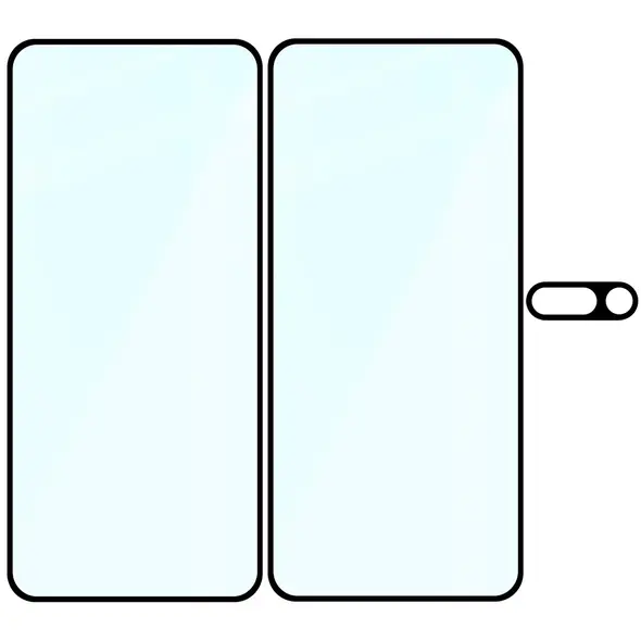 2x szkło na ekran + 1x na aparat Bizon Edge 2 Pack do Nothing Phone (3a)