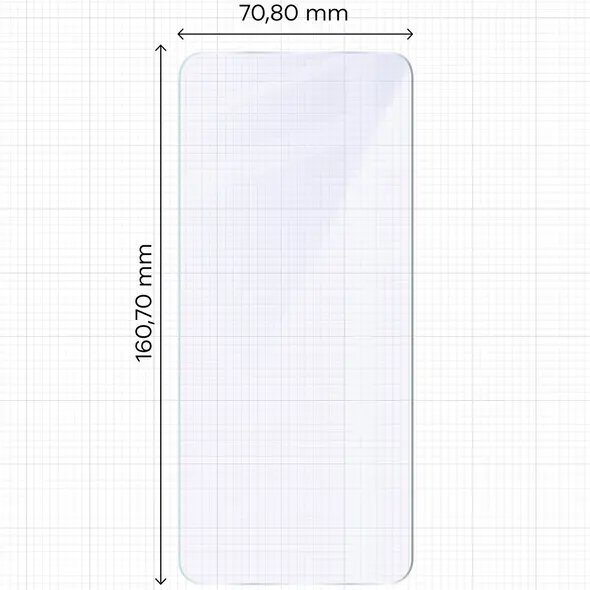 Elastyczne szkło hybrydowe Bizon Glass Mule do Oppo A5 Pro 5G